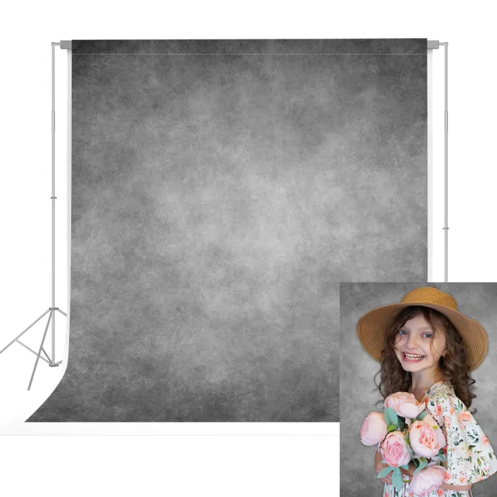10x10ft Gray Abstract Texture Backdrop for Photography Sessions