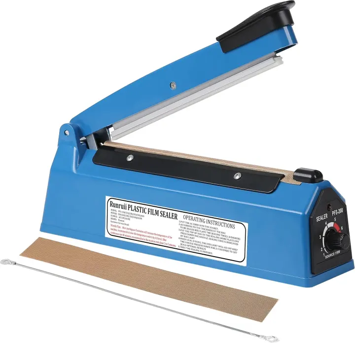 12-Inch Manual Impulse Heat Sealer for Plastic Bags