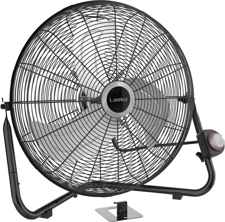 20" High-Velocity Wall/Floor Fan — Heavy-Duty 20-inch Unit