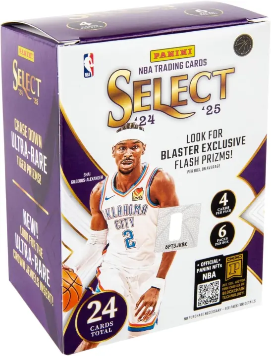 2024–25 Panini Select Basketball Blaster Box — NBA Trading Cards