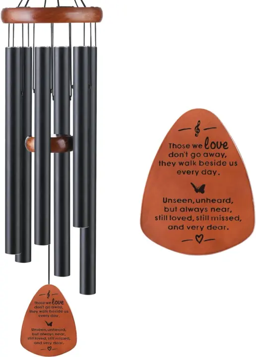 32-Inch Memorial Wind Chimes — Sympathy Gift for Garden & Patio