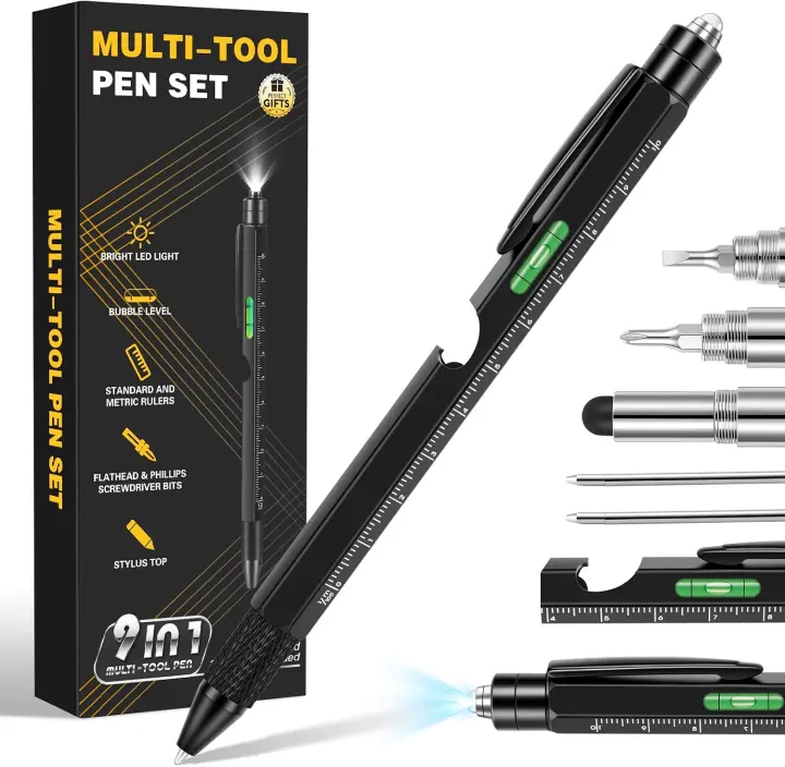 9-in-1 Multitool EDC Pen — Compact Tactical Tool for Everyday Use