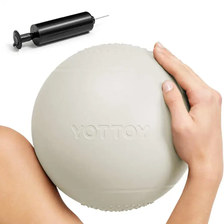 9-Inch Small Pilates Stability Ball with Anti-Burst Construction