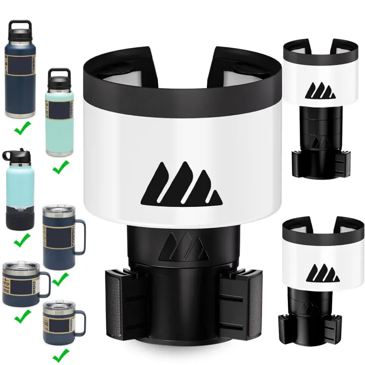 Adjustable Car Cup Holder Expander — Fits 14–46oz Tumblers & Bottles