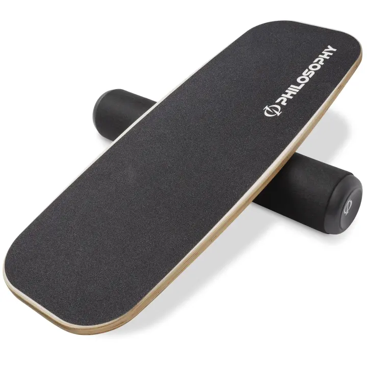 Adjustable Wooden Balance Board Trainer — 3 Levels, 300 lb Capacity