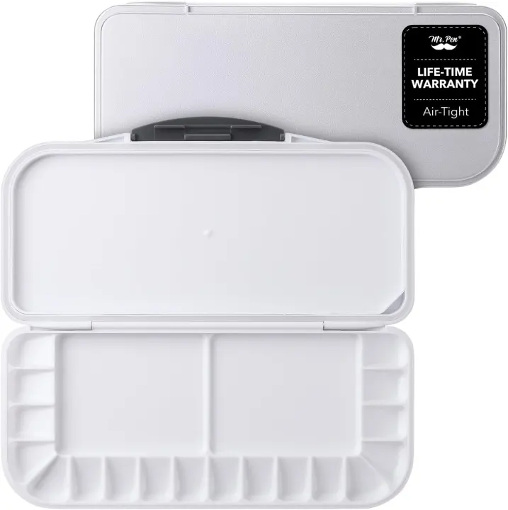Airtight Travel Watercolor Palette — 18 Wells & Dual Mixing Areas