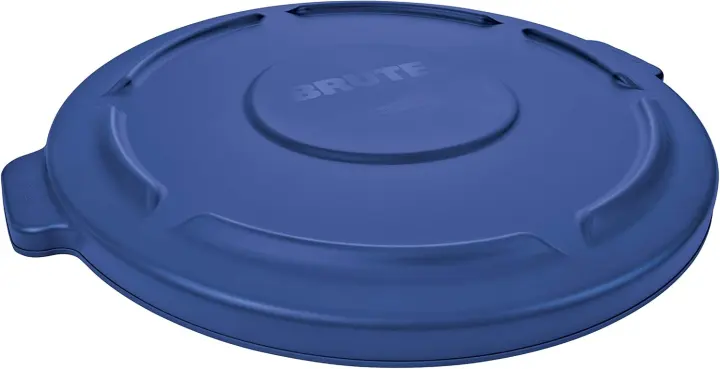 Blue 32-Gallon BRUTE Heavy-Duty Snap-On Trash Can Lid