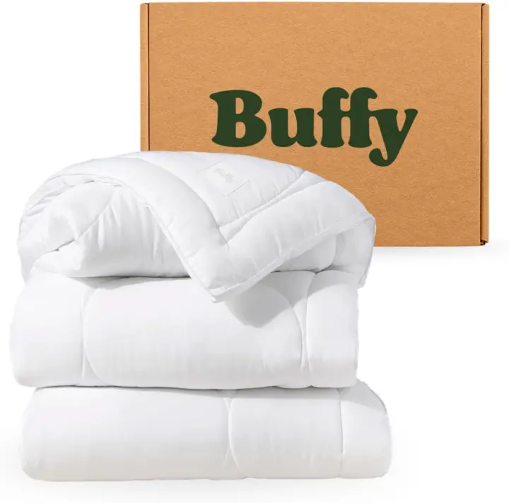Buffy Cloud Cooling Comforter — Lightweight Eucalyptus Duvet Insert (King/Cal)