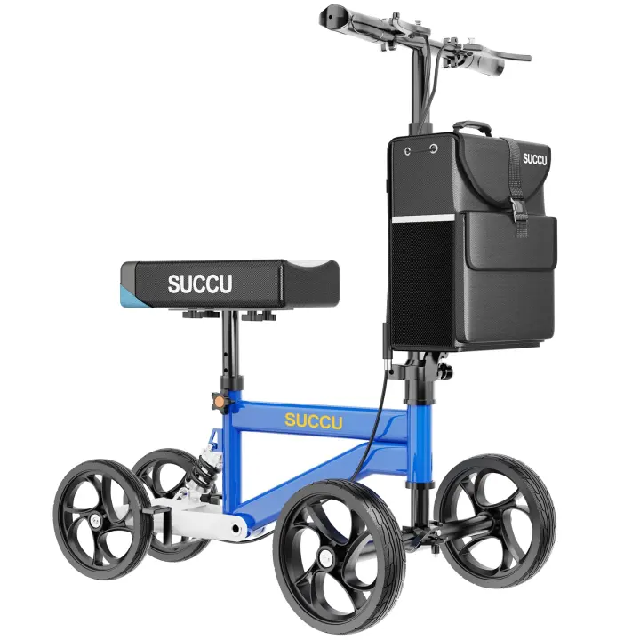 Foldable Knee Scooter for Adults — Adjustable, 300 lb Capacity