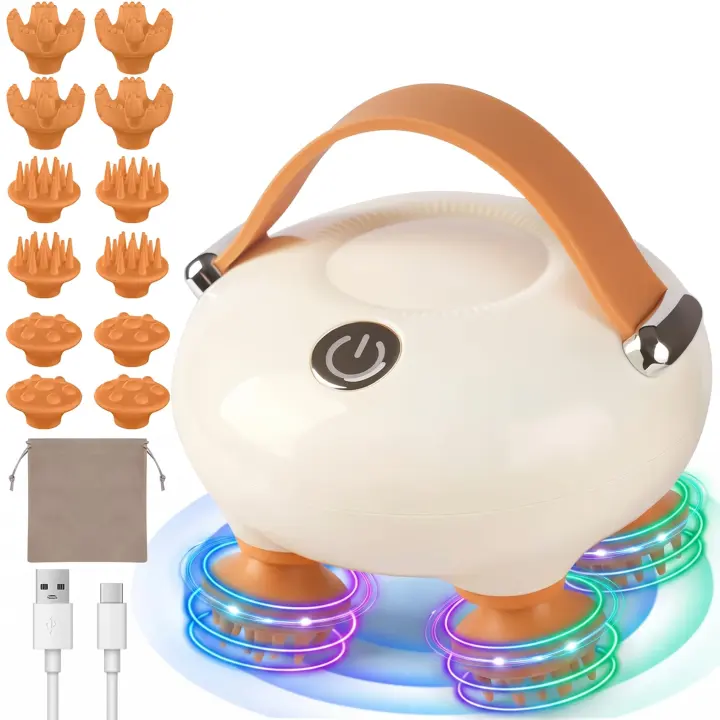 IOOKNA Electric Scalp Massager — Cordless Wet/Dry Head & Body Massager