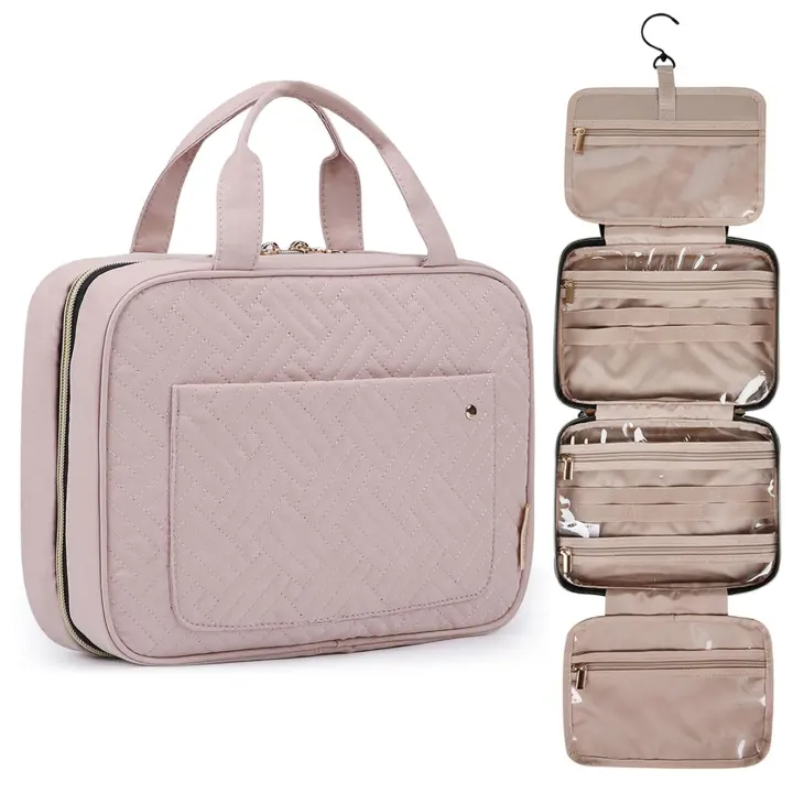 Large Hanging Toiletry Organizer — Travel Cosmetic & Toiletry Bag