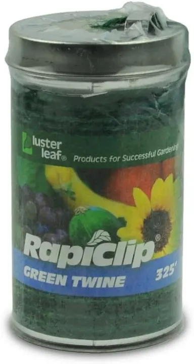 Rapiclip Green Jute Garden Twine in Dispenser Can — 325 ft
