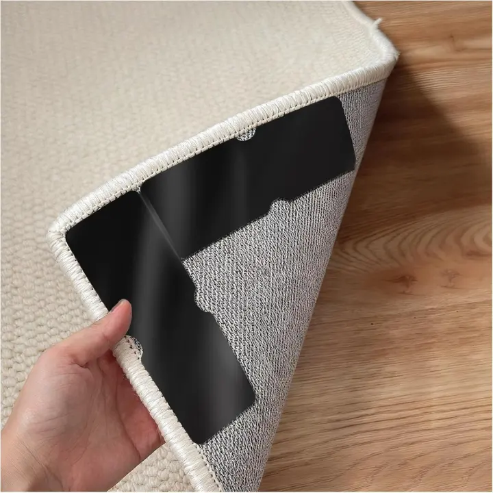 Reusable 2×6 in Rug Grippers — Removable Non‑Slip Strips for Hard Floors