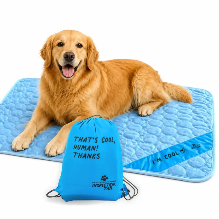 Self‑Cooling Dog Mat — Portable, Washable Indoor & Outdoor Pad