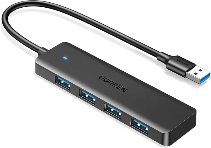 UGREEN USB 3.0 4-Port USB-A Hub — Ultra-Slim USB Expander