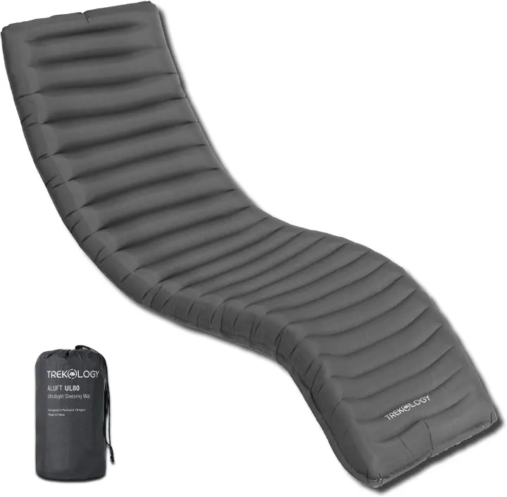 Ultralight 4" Inflatable Backpacking Sleeping Pad — Compact Air Mat