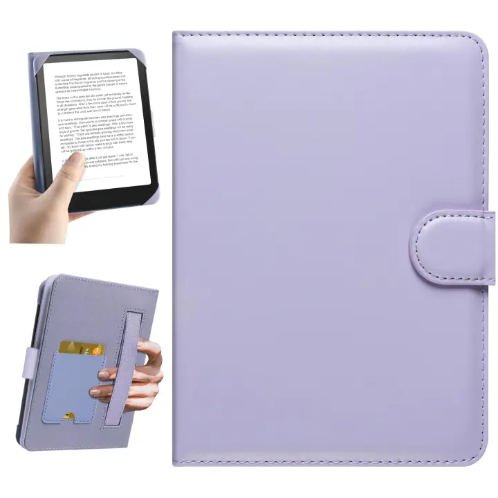 Universal 6-inch eReader Protective Case with Card Slot & Hand Strap