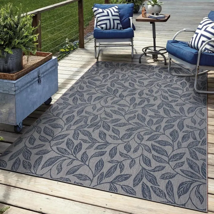 Waterproof Indoor/Outdoor Area Rug — 3x5 Low-Pile Patio Mat
