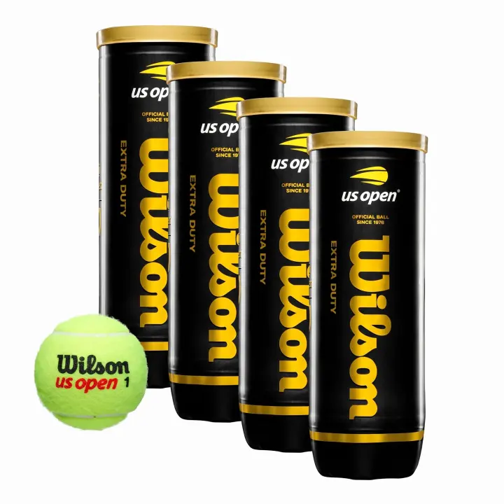 Wilson US Open Extra Duty Tennis Balls — Single Can (3-Count)