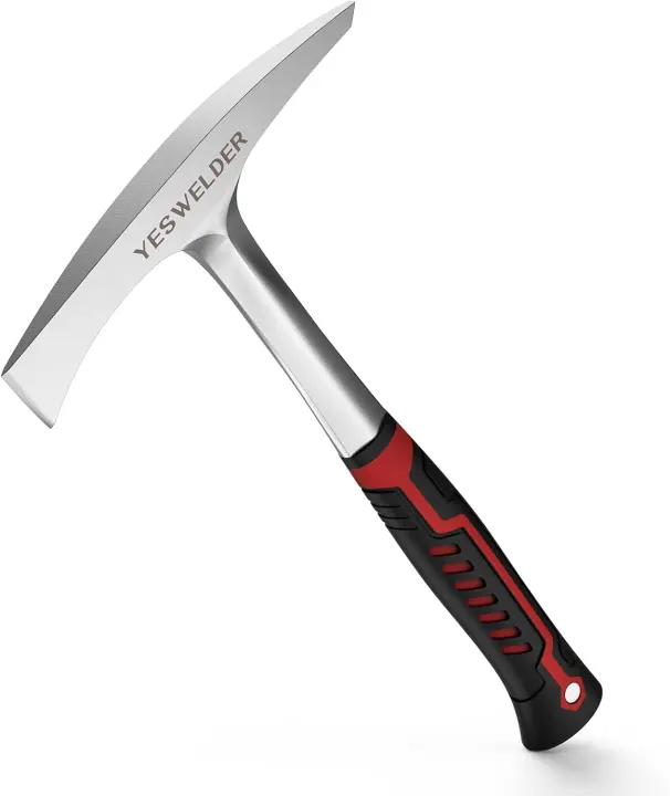 YESWELDER 28 oz Welding Chipping Hammer — Forged Carbon Steel, Shock Grip