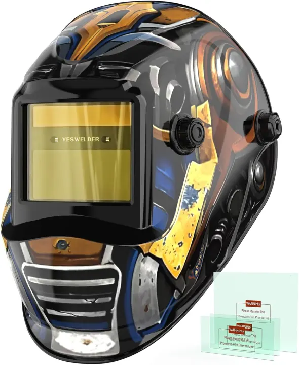 YESWELDER Auto-Darkening Welding Helmet LYG-L600A — True Color View