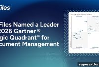 M-Files Named a Leader in Gartner Magic Quadrant for Document Management 2026