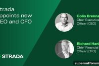 Strada Appoints Colin Brennan as CEO and Richard Hanks as CFO