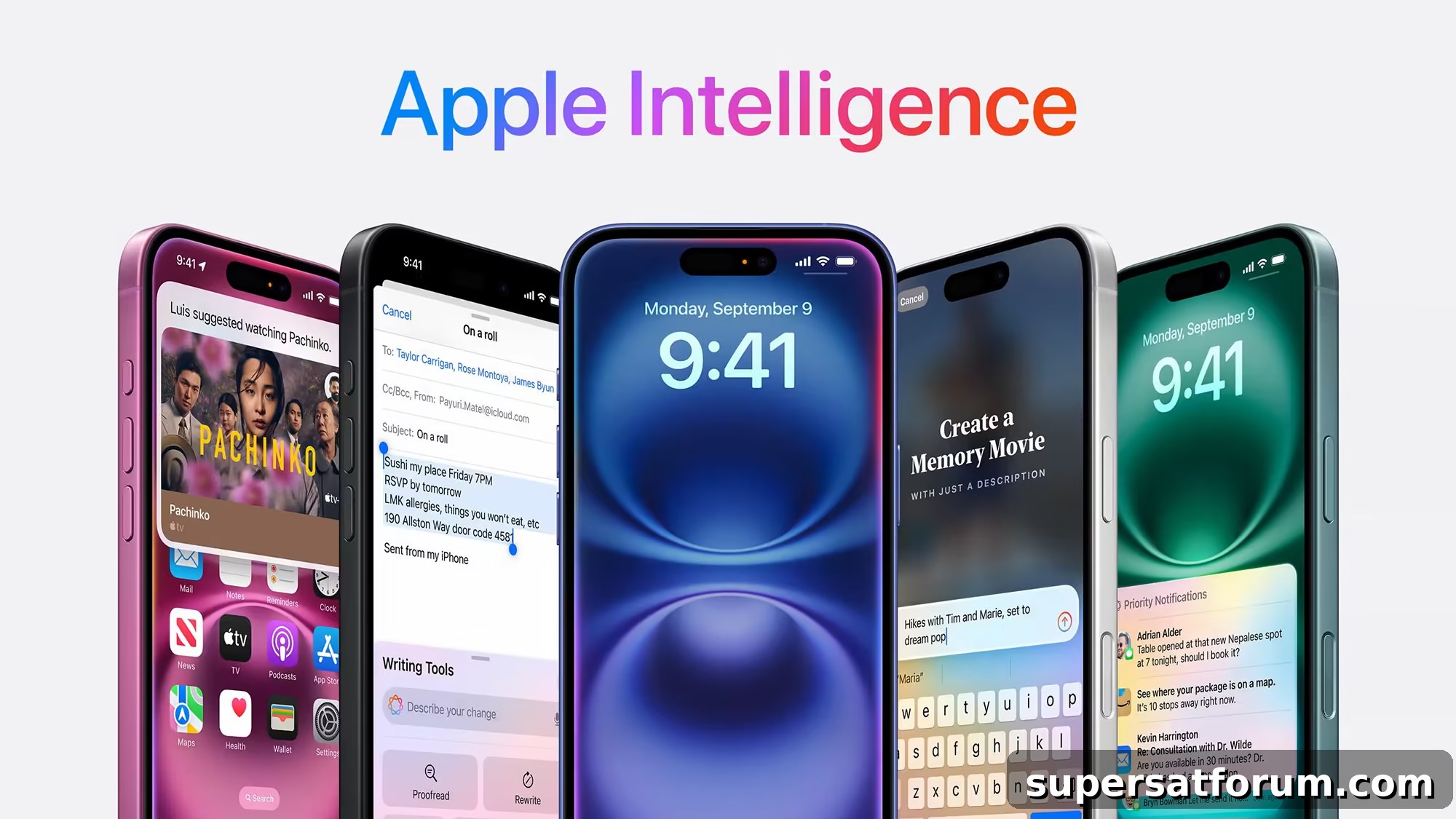 Apple Intelligence announcement