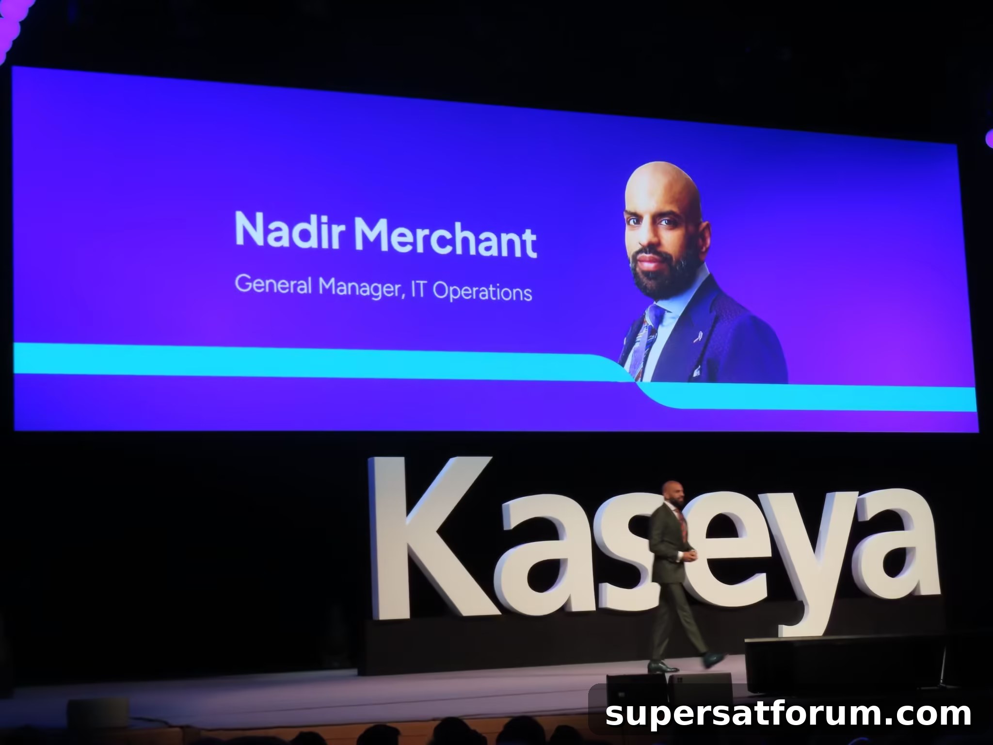 | IT-Branschen May be an image of 2 people and text that says 'Nadir Merchant General Manager, GeneralManager,TOperations IT Operations Kas Kaseya eya'