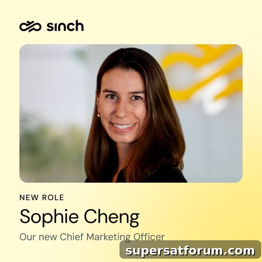 – Sinch appoints Sophie Cheng as Chief Marketing Officer | IT-Branschen