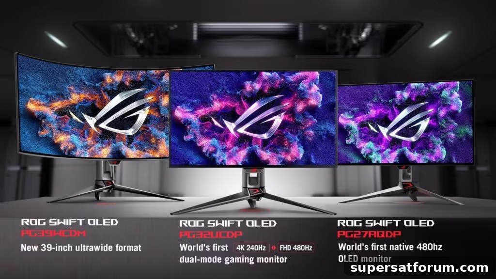 Rog Oled Monitors Group | IT-Branschen ROG OLED monitors group